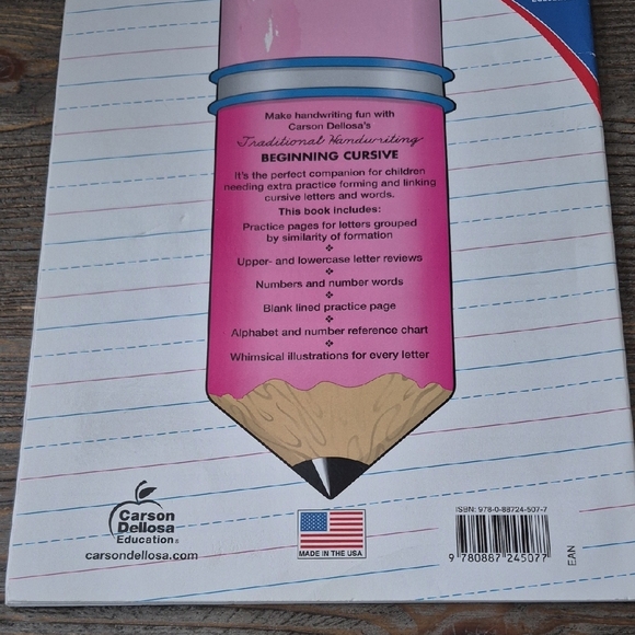 Cursive Handwriting Practice Books - Picture 2 of 5